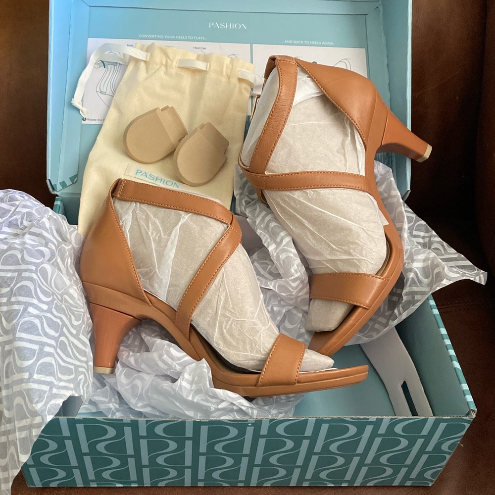 Pashion Footwear removable heel sandals